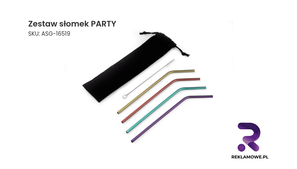 Zestaw słomek do napojów na party
